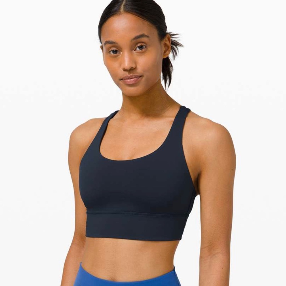 Lululemon Free To Be longline navy size 4 bra NWOT